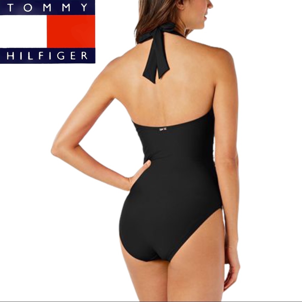 NWT Tommy Hilfiger Halter Swimsuit